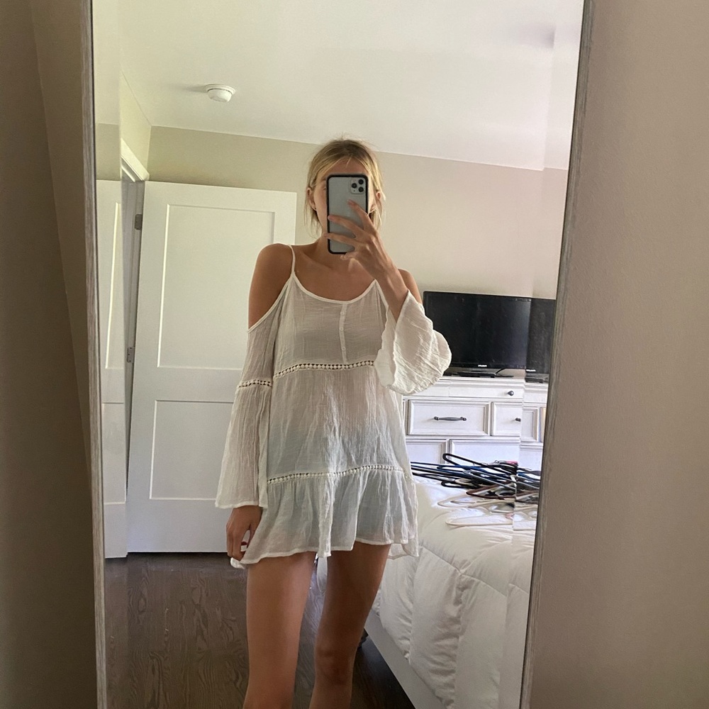 sheer off the shoulder top